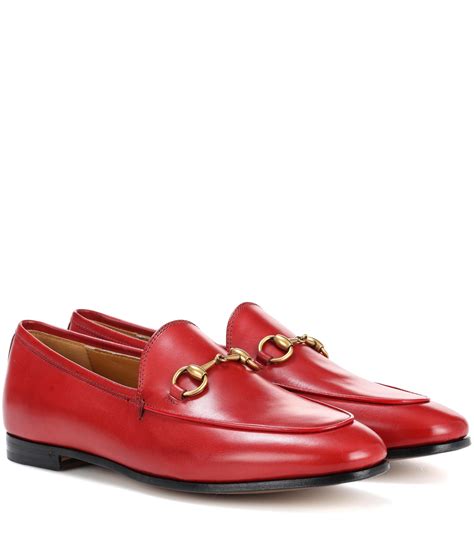 womens red gucci loafers embellished velvet|Gucci jordaan leather loafer men.